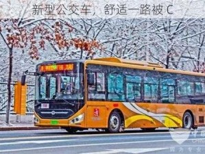 新型公交车，舒适一路被 C