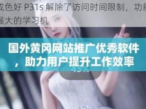 成色好 P31s 解除了访问时间限制，功能强大的学习机