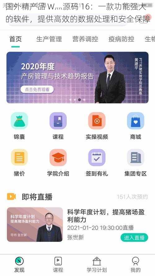 国外精产品 W灬源码 16：一款功能强大的软件，提供高效的数据处理和安全保障