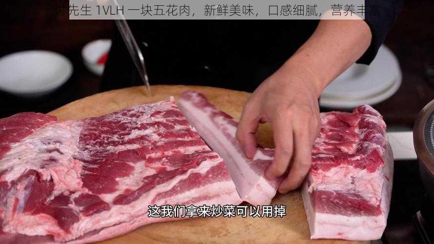 付先生 1VLH 一块五花肉，新鲜美味，口感细腻，营养丰富